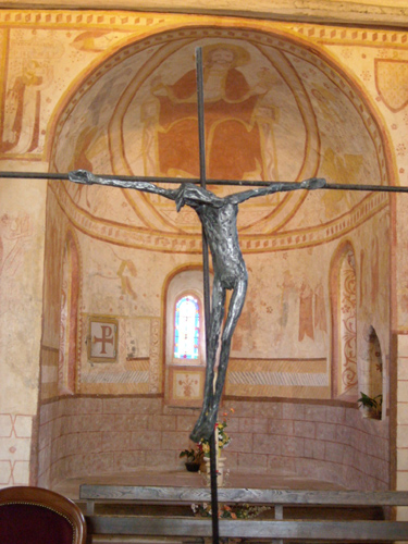 Christ en croix par Christian Malézieux