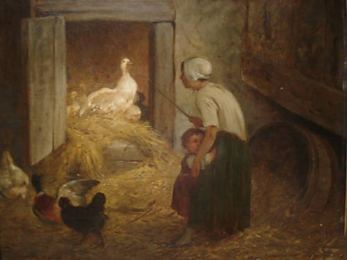 L'oie querelleuse par Philibert Léon Couturier