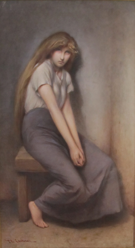 Marguerite en prison par Philibert Léon Couturier