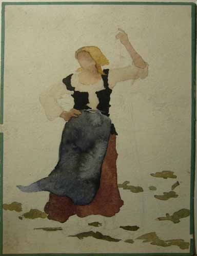 Femme dansant par Georges Paul Franois Laurent Lauge
