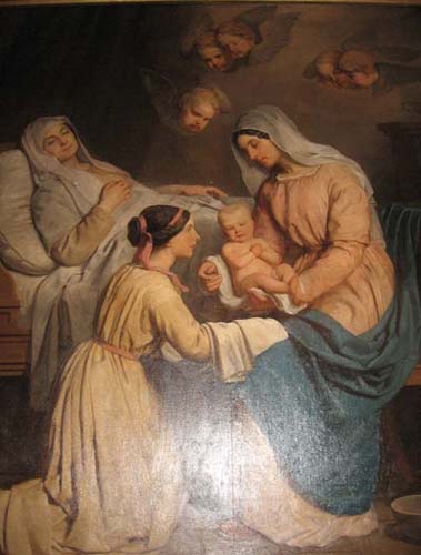 La Nativité de la Vierge par Désiré François Laugée