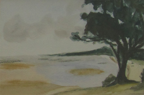 Un arbre plage de Noirmoutier par Madeleine Dupré