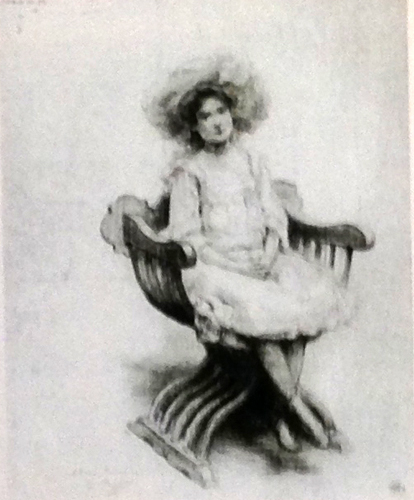 Portrait d'Yvonne Cordonnier par Georges Paul François Laurent Laugée