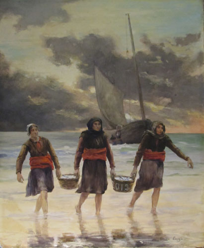 Pêche d'automne à Berck sur Mer  par Georges Paul François Laurent Laugée