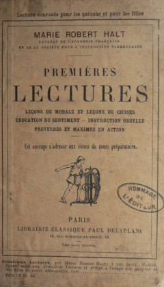 Premires lectures, leons de morale et leons de choses par Marie Eulalie Elonore Malzieux