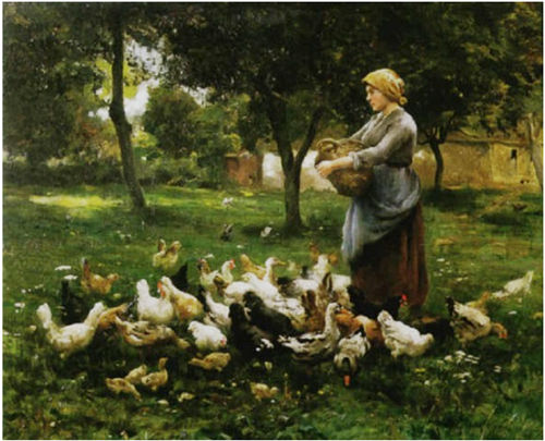 Une paysanne anglaise par Thrse Marthe Franoise Dupr