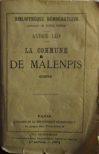 La Commune de Malenpis par Victoire Léodile Bera