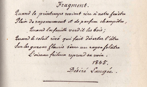 Fragment par Désiré François Laugée