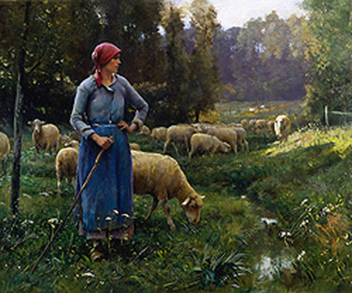 La fermiere par Julien Dupr