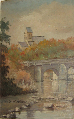Pont  Saint Cneri par Thrse Isabelle Marie Camille Malzieux