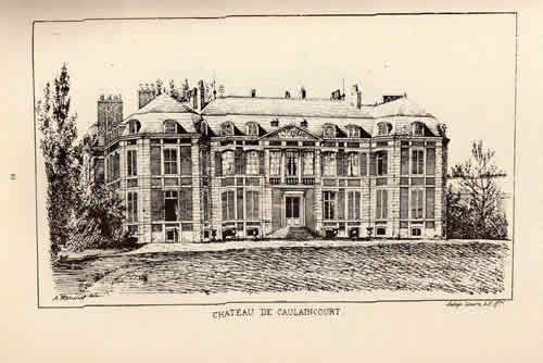 Le Château de Caulaincourt par Albert Malézieux