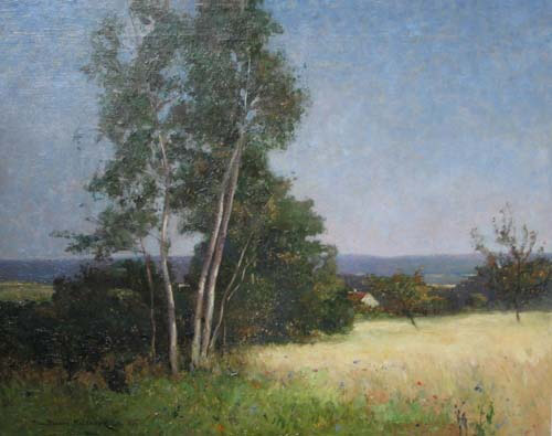 Bouquet d'arbres par Maurice Gabriel Malzieux
