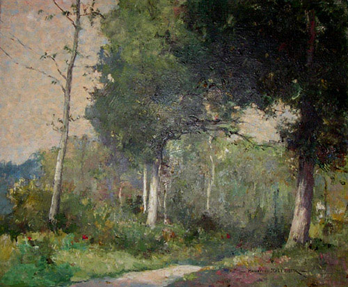 Sous-bois par Maurice Gabriel Malzieux