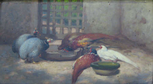 Faisans et pintades par Philibert Lon Couturier