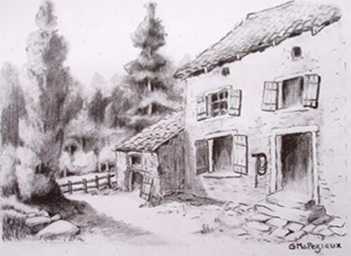 La Ferme par Georges Edmond Achille Malzieux