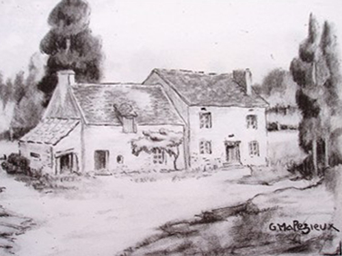 La Fermette par Georges Edmond Achille Malzieux
