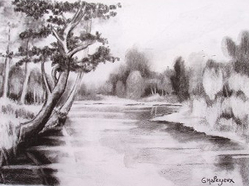 Rivire par Georges Edmond Achille Malzieux