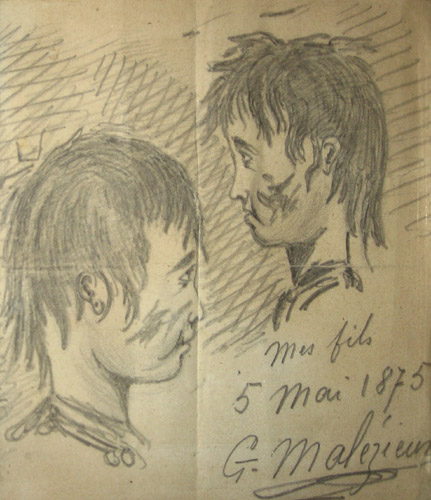 Mes deux fils par Joachim Georges Leon Malzieux