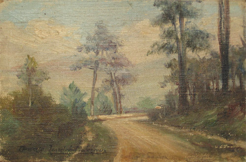 Chemin dans les bois par Thrse Isabelle Marie Camille Malzieux