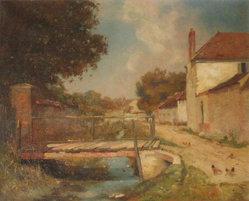 Le petit pont de Garancire par Maurice Gabriel Malzieux
