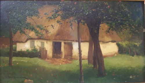 Une chaumire par Maurice Gabriel Malzieux