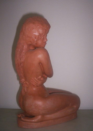 La fille  la tresse par Aude Malzieux
