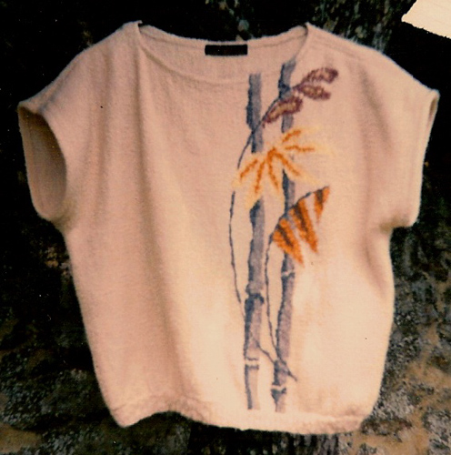 Pull bambou par Aude Malzieux