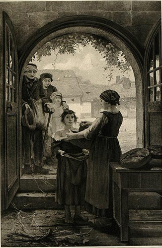 Le Jour des Pauvres  Nauroy par Dsir Franois Lauge