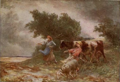 Coup de vent prcdant l'Orage par Georges Paul Franois Laurent Lauge