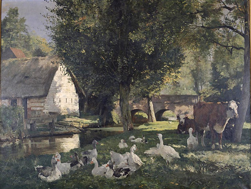 Une prairie  Archelles par Julien Dupr