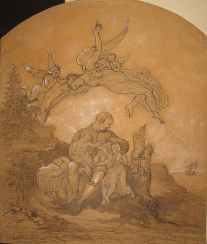 Allgorie familiale par Jean Baptiste Malzieux