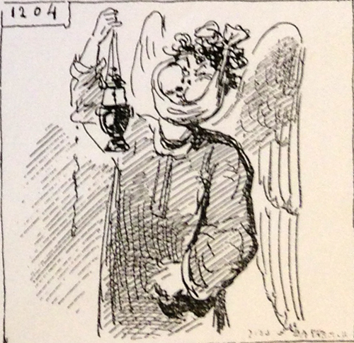 Ange thurifraire par Dsir Franois Lauge