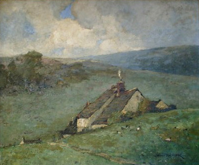 Ferme dans le vallon par Maurice Gabriel Malzieux