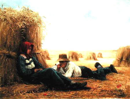 Le repos des moissonneurs par Julien Dupr