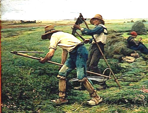 Les faucheurs de luzerne par Julien Dupr