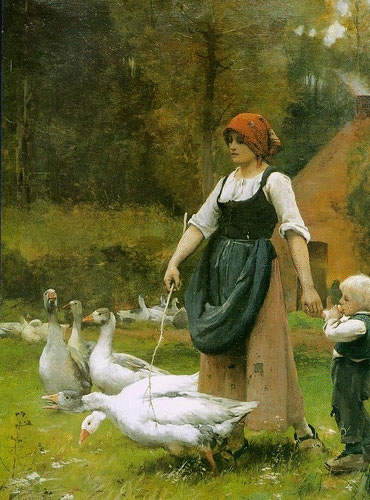 Dans la prairie par Georges Paul Franois Laurent Lauge