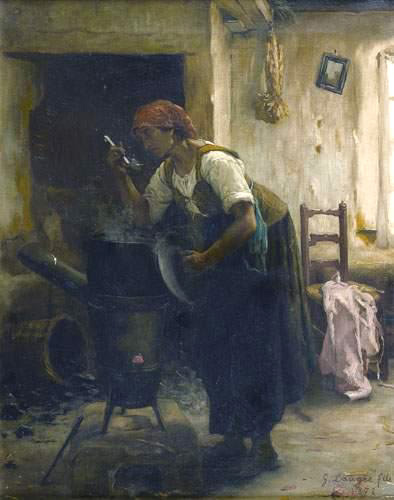 La Soupe par Georges Paul Franois Laurent Lauge