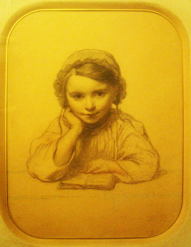 Portrait de Thrse Marthe Dupr par Dsir Franois Lauge