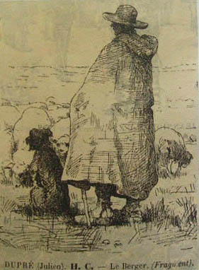 Le Berger par Alexandre Louis Gustave Albain