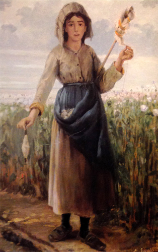 La fileuse picarde par Dsir Franois Lauge