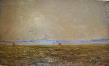 Paysage d'automne par Dsir Franois Lauge
