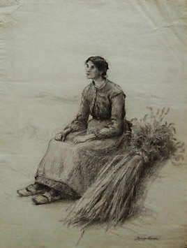 Faneuse par Georges Paul Franois Laurent Lauge