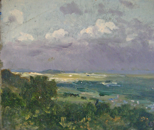 La Manche houleuse par Georges Paul Franois Laurent Lauge