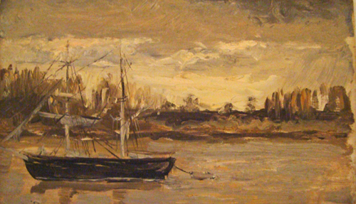 Port de Lormont par Georges Paul Franois Laurent Lauge