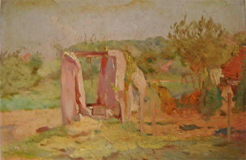 Vieux puit  Gouvernes par Georges Paul Franois Laurent Lauge