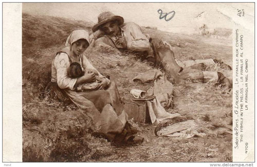 La famille aux champs