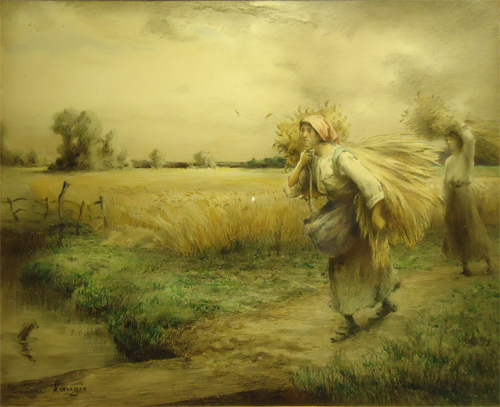 La passerelle par Georges Paul Franois Laurent Lauge
