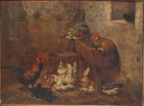 Dans le poulailler par Philibert Lon Couturier