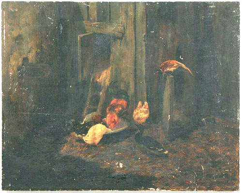 Le poulailler par Philibert Lon Couturier