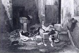 Vue sur la basse cour par Philibert Lon Couturier